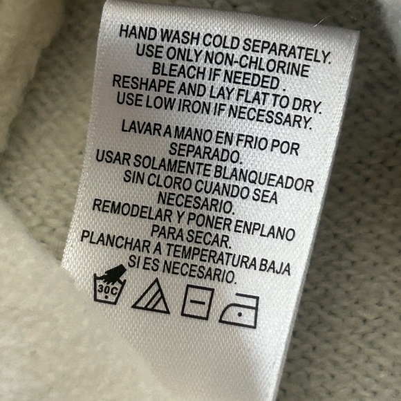 Vince camuto sweater neutral‎ minimalist staple piece v neck office - Picture 9 of 11